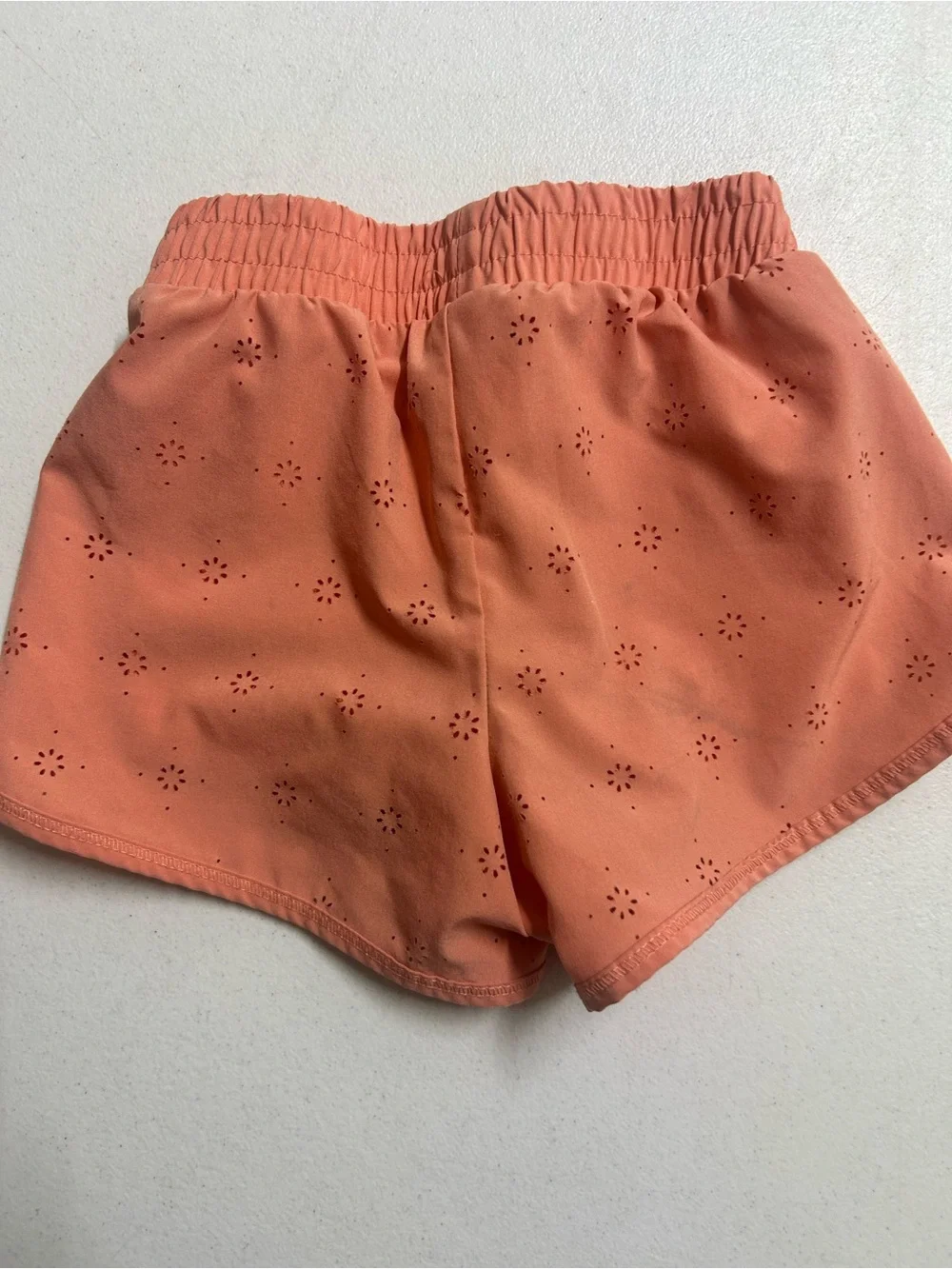 90 Degree By Reflex Coral Eyelet Elastic-Waist Girls' Shorts